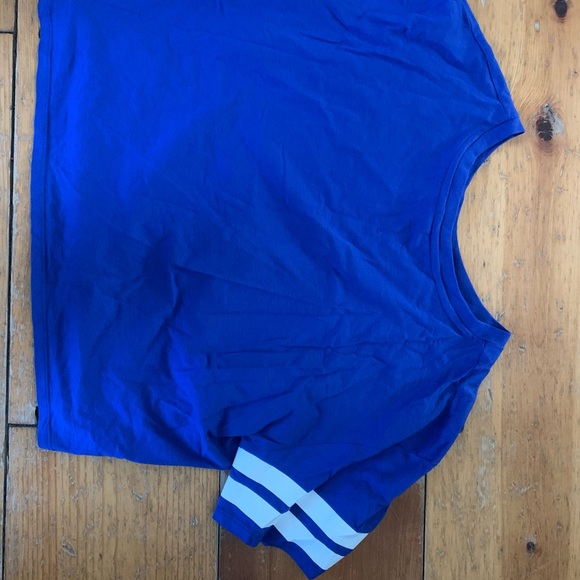 Blue cropped tshirt - Picture 1 of 1